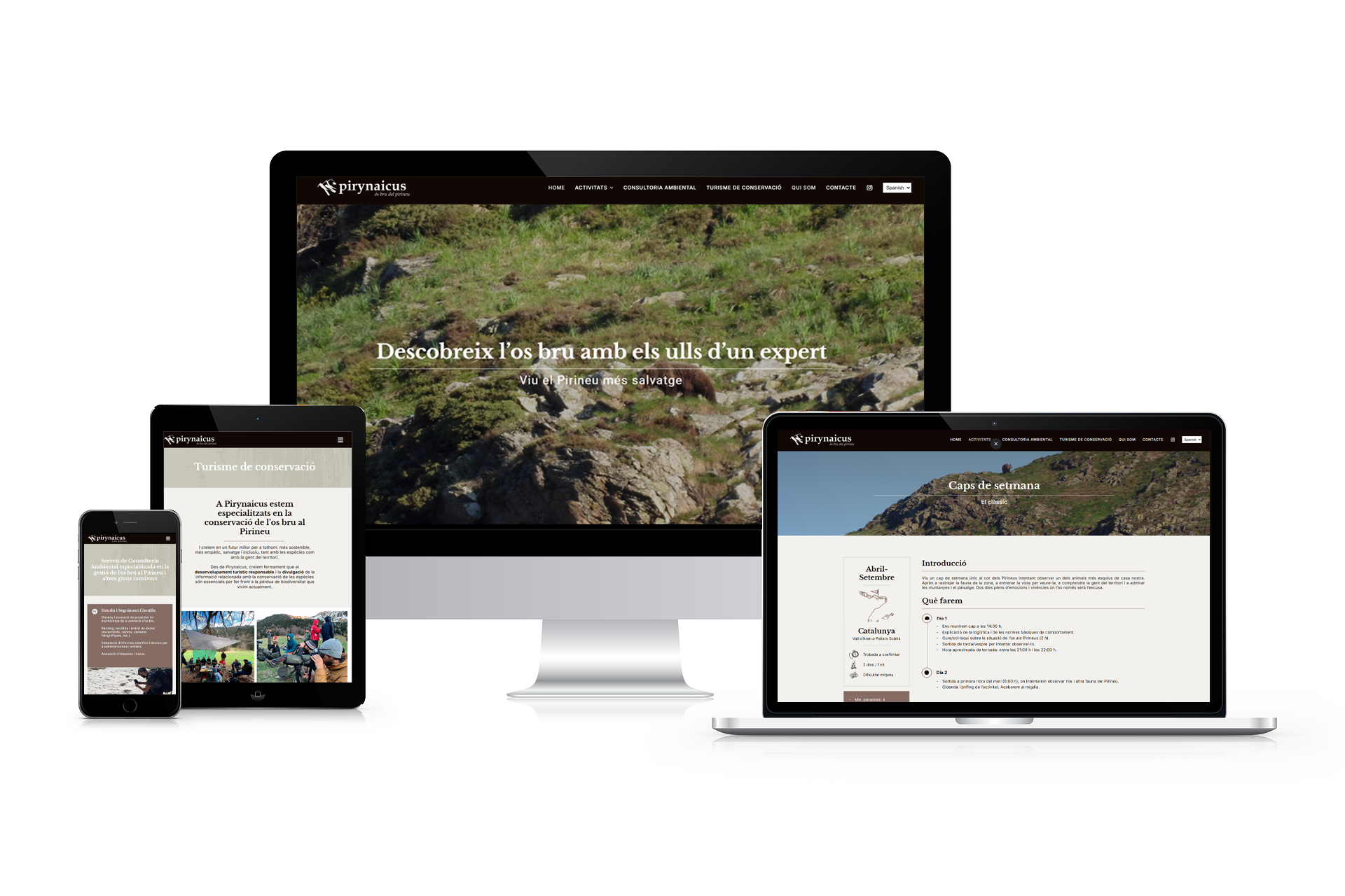 Web de reserva d'activitats