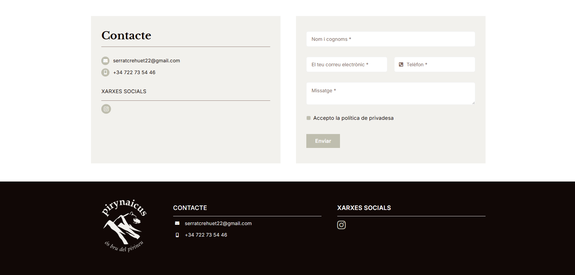 Web de reserva d'activitats