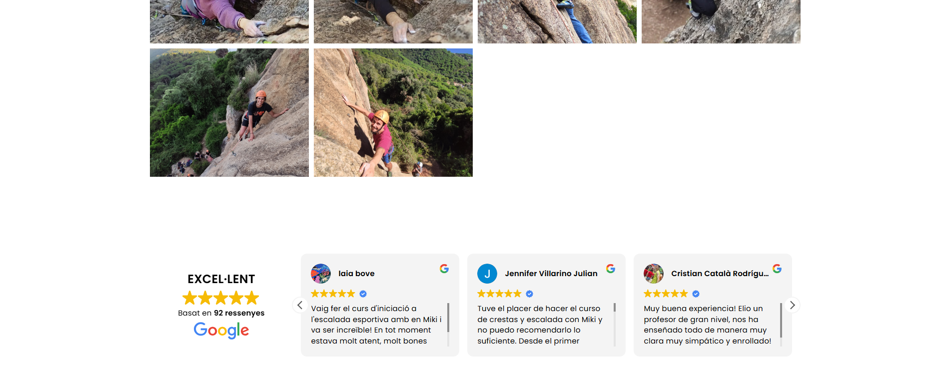 Web d'escalada